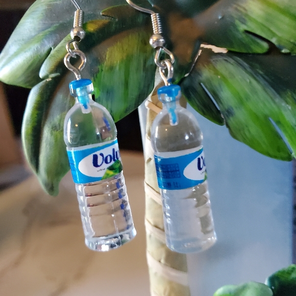 Water Bottle Dangle Earrings - Picture 5 of 7
